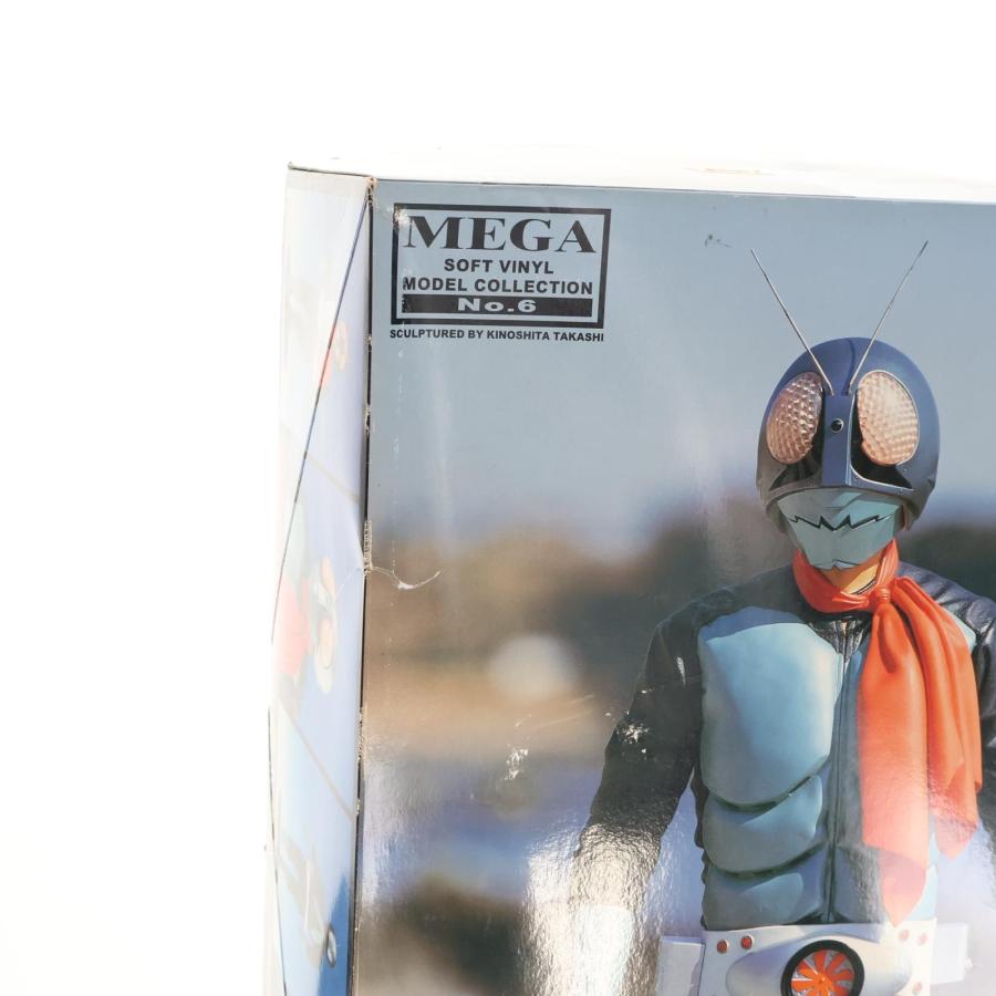 【未使用】1/4 海洋堂 メガソフビコレクション No.6 仮面ライダー 旧1号 海洋堂 『中古即納』{SFT} メガソフビコレクション No.06 仮面ライダー