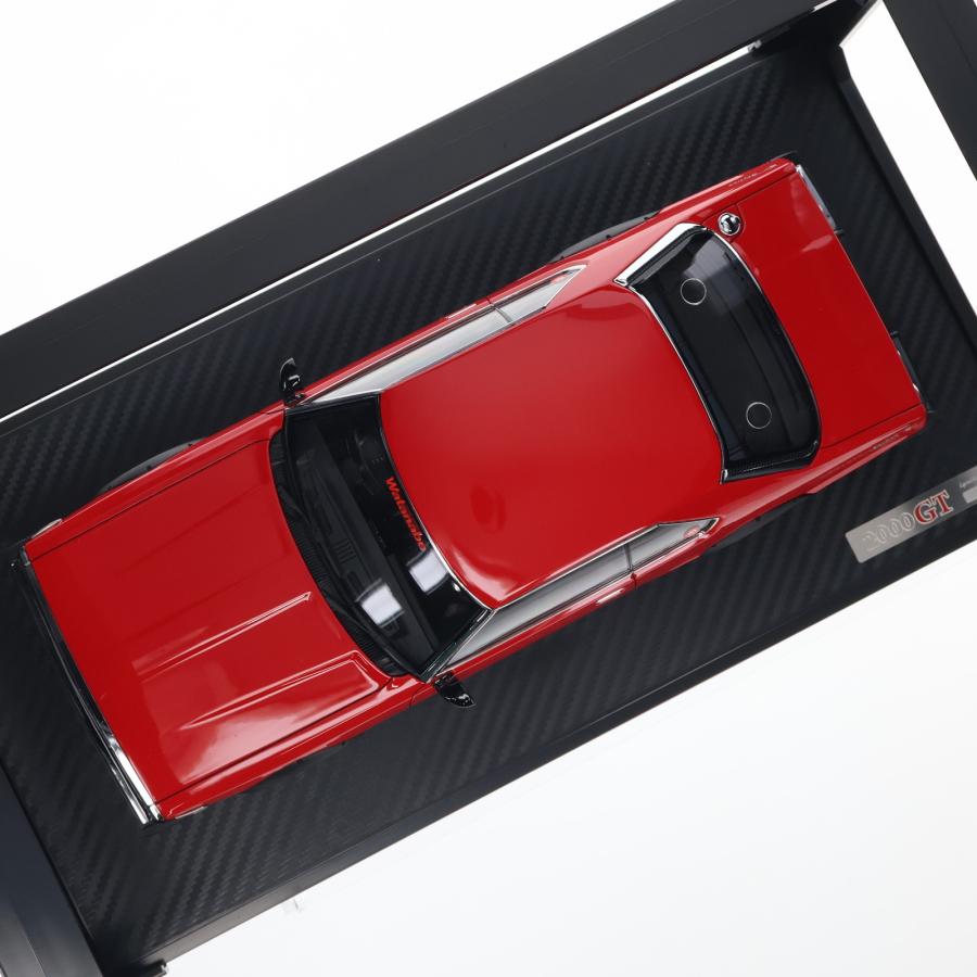 『中古即納』{MDL} 1/18 Nissan Skyline 2000 GT-ES C210(レッド) 完成品 ミニカー(IG3467) ignition model(イグニッションモデル)(20240420)