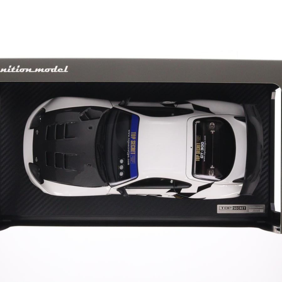 『中古即納』{MDL} 1/18 TOP SECRET GT300 Supra(A80)(スープラ) White 完成品 ミニカー(IG3744) ignition model(イグニッションモデル)(20251018)