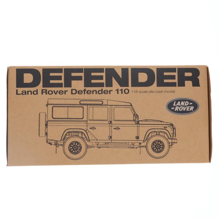 中古即納』{MDL} 1/18 ランドローバー ディフェンダー 110 RHD(レッド