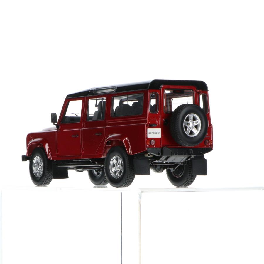 中古即納』{MDL} 1/18 ランドローバー ディフェンダー 110 RHD(レッド