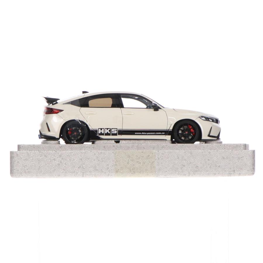 『中古即納』{MDL} 1/18 Honda Civic TYPE R (FL5) HKS Livery(チャンピオンシップホワイト) 完成品 ミニカー(M85317) MOTORHELIX(20260226)