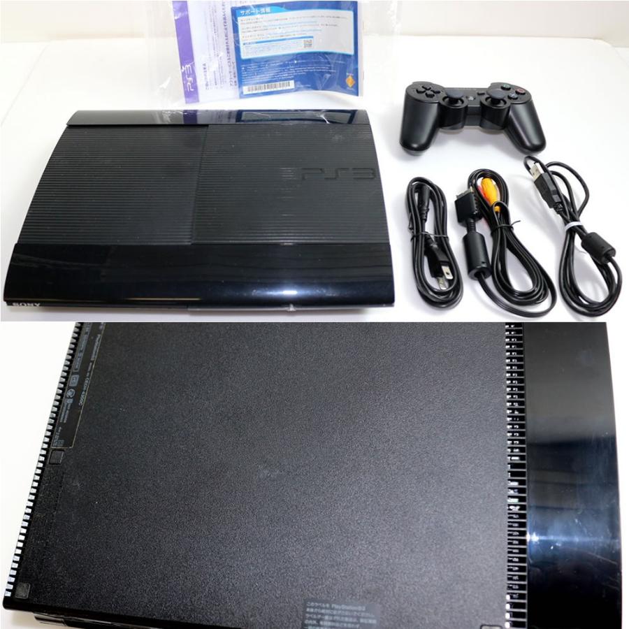 『中古即納』{訳あり}{本体}{PS3}PlayStation3 プレイステーション3 チャコール・ブラック 500GB(CECH-4300C)(20140828)