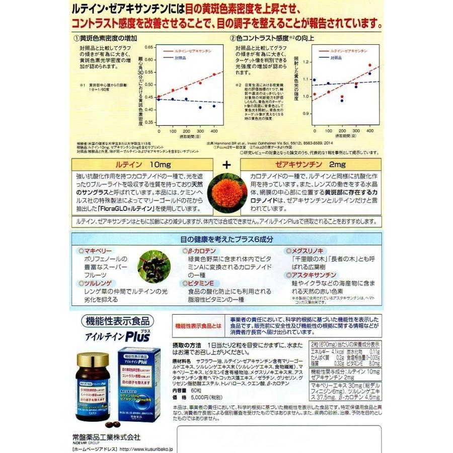 アイルテインＰｌｕｓ（プラス）     12個セット　機能性表示食品｜medicaiminami｜03