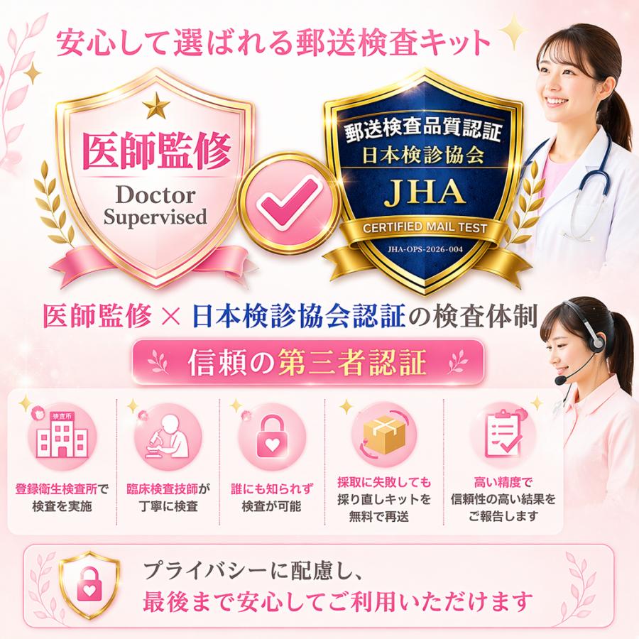 性病検査キット 女性用 6項目A 性病 検査 : 株式会社メディカル・コア