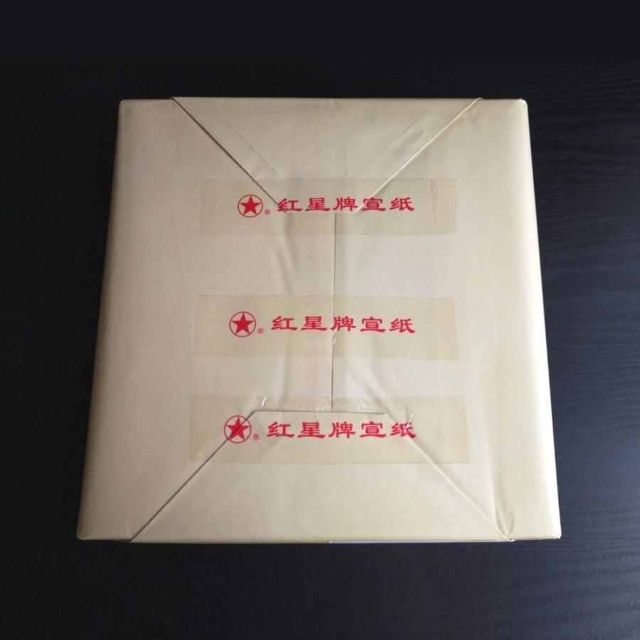 紅星牌 生産工場直送 手漉き画仙紙 見本紙 半紙大(35cm×25cm 紅星牌 生産工場直送 手漉き画仙紙 見本紙 半紙大(35cm×25cm