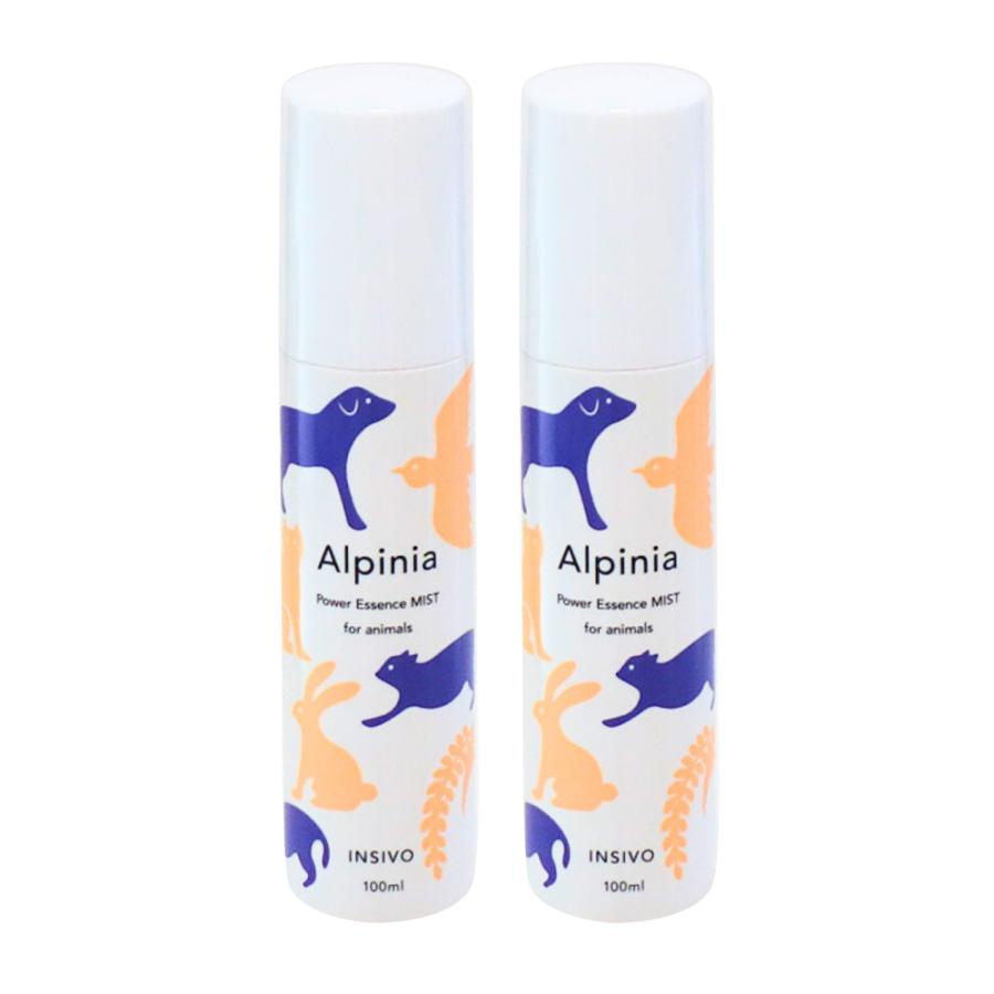ペットの美しさは日々の健康管理から アルピニア ミスト100ml スプレータイプ 2本セット | 