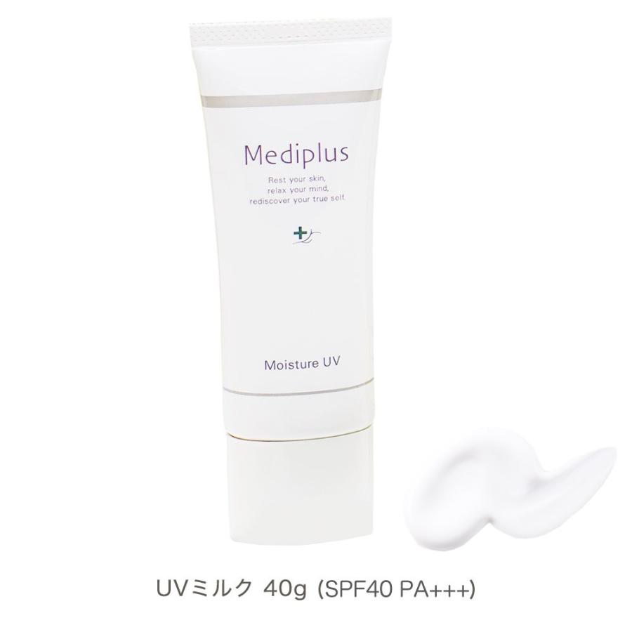 【公式】メディプラス モイスチャーUV 40g (2~3か月分) | SPF40 PA+++ 日焼け止め  無添加  ノンケミカル処方 紫外線｜mediplus