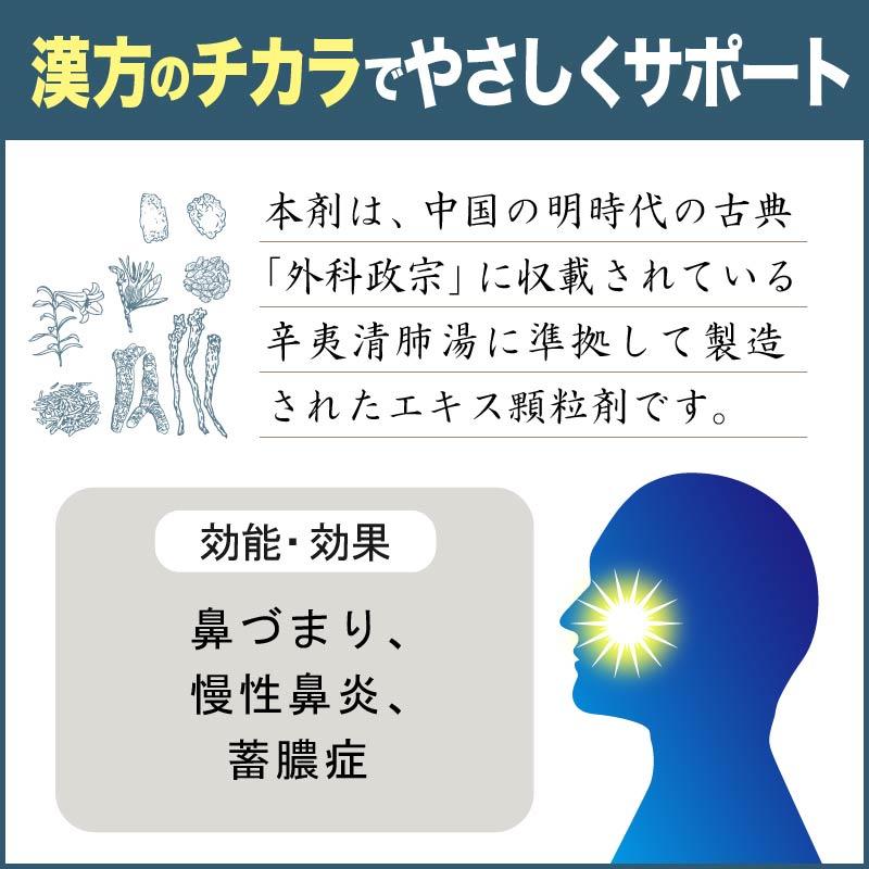 第2類医薬品 ビタトレールの漢方薬 辛夷清肺湯エキス 顆粒製剤 30包 (しんいせいはいとう/シンイセイハイトウ)｜medistock｜02