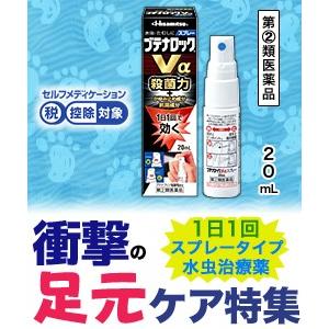 第(2)類医薬品 特報 なんと！あの久光製薬 ブテナロックＶα スプレー ２０ｍｌ が〜“お一人さま１個限定”で特価！ セルフメディ税制品｜medistock