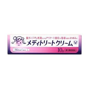 第1類医薬品 大正製薬 メディトリートクリーム(婦人薬)　１０ｇ ☆☆ ※お取寄せの場合あり セルフメディケーション税制 対象品｜medistock