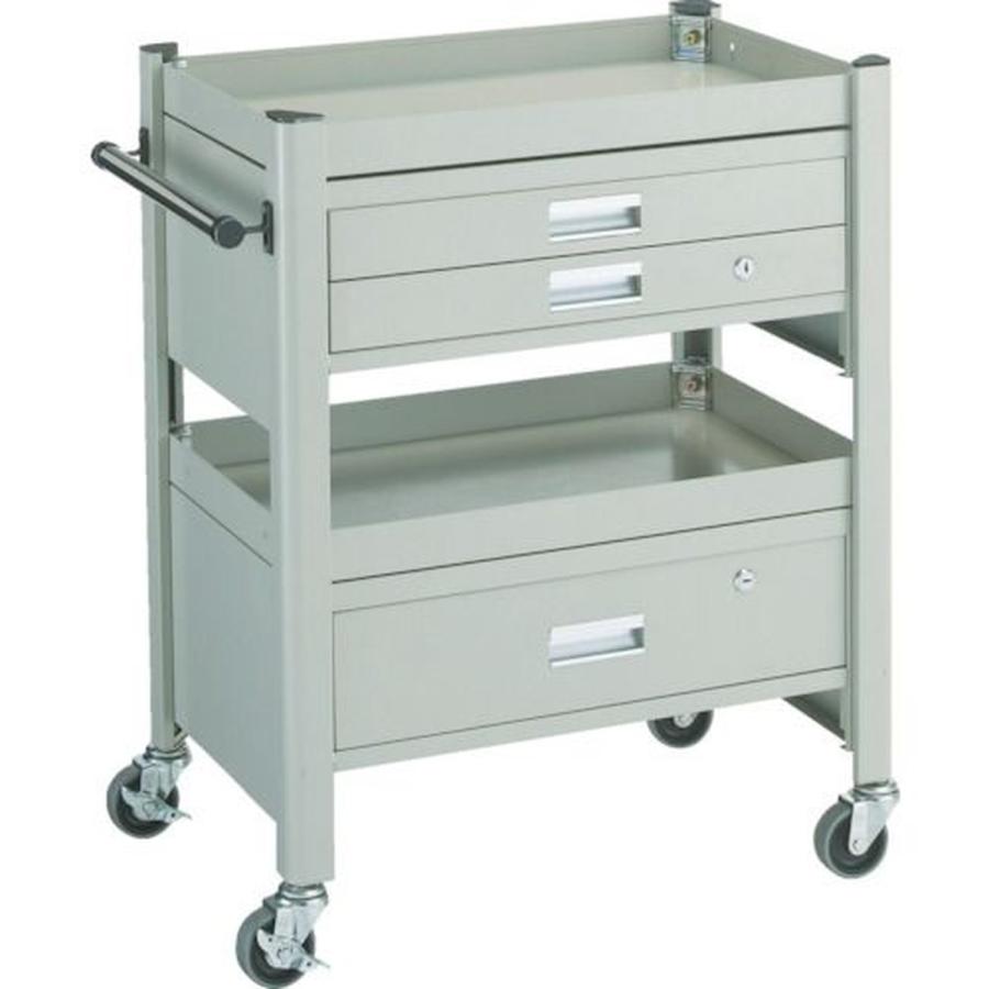 ＴＲＵＳＣＯ コンビネーションワゴン ６４３Ｘ４２７ＸＨ８８０ １段・２段引出付 1台