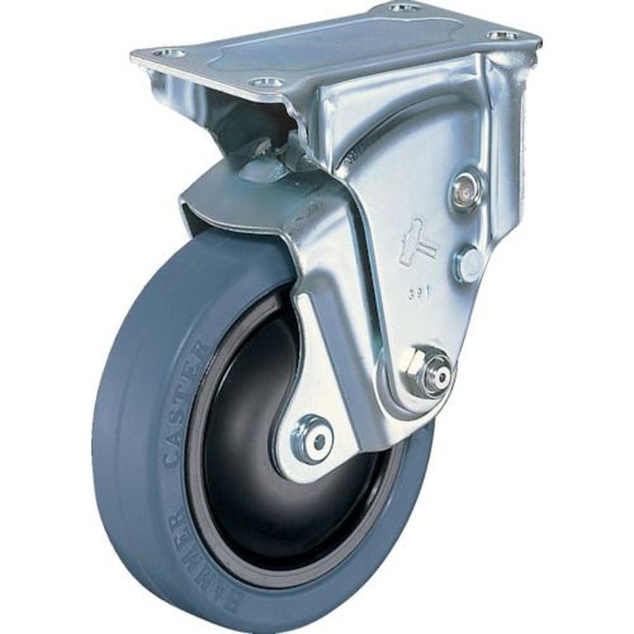 『5年保証』 ハンマー クッションキャスター固定式ゴム車輪１００ｍｍ 線径２．０ｍｍ 1個 その他DIY、業務、産業用品