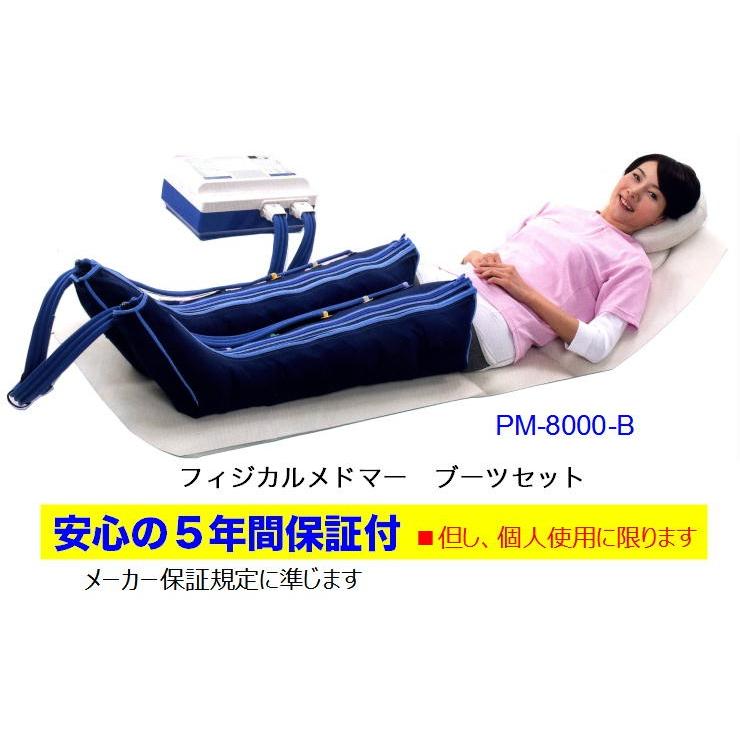 メドマー　フィジカルメドマー ５年間保証付　PM-8000　両脚用ブーツセット　日東工器　エアマッサージ(133354円)