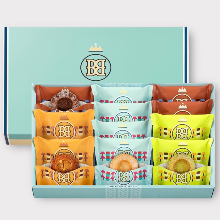バターステイツ バターステイツクッキー4種 15個入 季節限定 箱入り