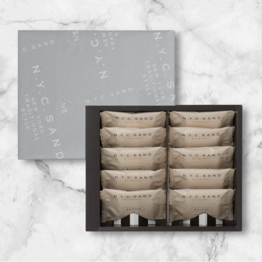 N Y.C.SAND N.Y.スカッチサンド（10個入り）ニューヨークキャラメル