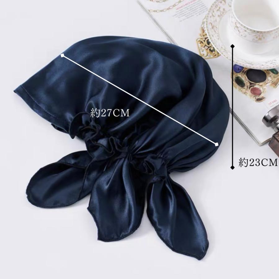 ナイトキャップ シルク100% ロング シルク  キャップ  保湿美髪 髪質改善 ロングヘア用 おしゃれ 枝毛 寝癖防止  寝ぐせ 髪 就寝用 ロングヘアー産後ケア |  | 11