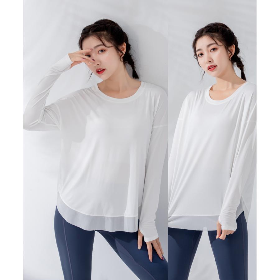 ヨガウェア ランニングウェア ヨガ ホットヨガ トレーニング トップス トップス ジョギング ピラティスウェア 長袖 オールシーズン 伸縮 ストレッチ |  | 17