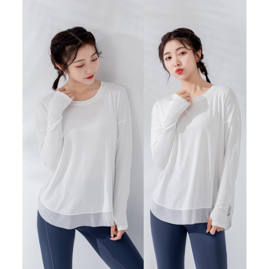 ヨガウェア ランニングウェア ヨガ ホットヨガ トレーニング トップス トップス ジョギング ピラティスウェア 長袖 オールシーズン 伸縮 ストレッチ |  | 18