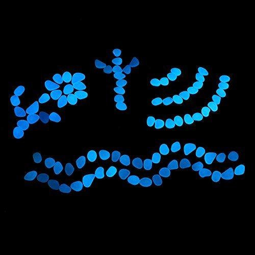 Party Zealot 2lb 400PCS Glow in The Dark Pebbles Stones for Indoor and Outd｜meemee｜04
