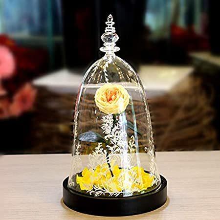 安いセール Muzidp 美女と野獣のバラ 木製ベース カラフルなledライト 永遠のバラの花 バレンタインギフト 結婚記念日 クリスマス 16x28cm 6x1 クリアランス通販売 Miracleleaffl Com