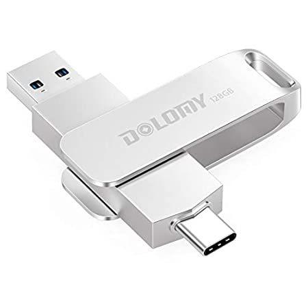 【破格値下げ】 C USB Flash Durable OTG 1 in 2 Drive, C USB to 3.1 USB 128GB Dolomy Drive, メモリースティック