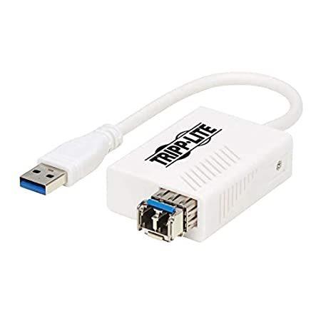 有名な高級ブランド TRIPP LITE 5 1310nm 10/100/1000Mbps マルチモード光ファイバートランシーバー 3.0 USB イーサネットアダプター USBハブ