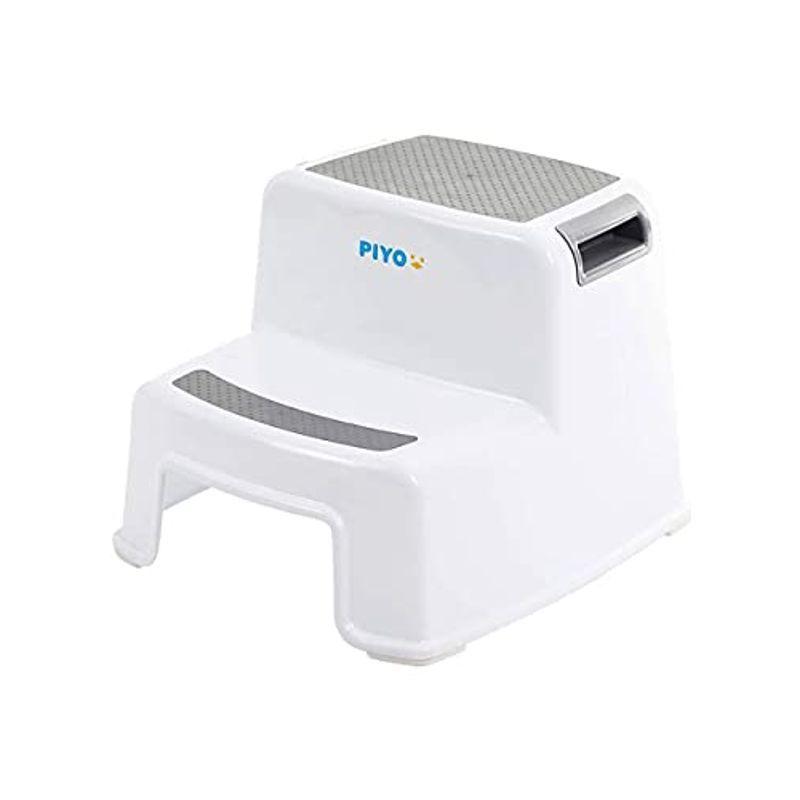 上質で快適 ピヨ Piyo 踏み台 子供 子ども 2段 二段 ステップ台 幼児 こども トイレ おしゃれ グレー 限定価格セール Www Aqtsolutions Com