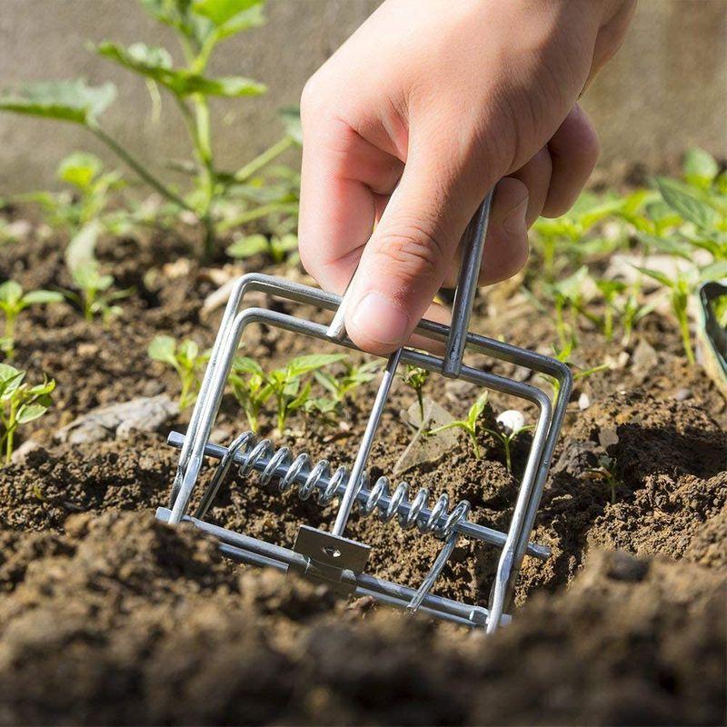 超歓迎された 農具 モグラトラップ モグラ捕り器 モグラ捕獲器 もぐら 退治 もぐら撃退 土竜撲滅器 2個セット