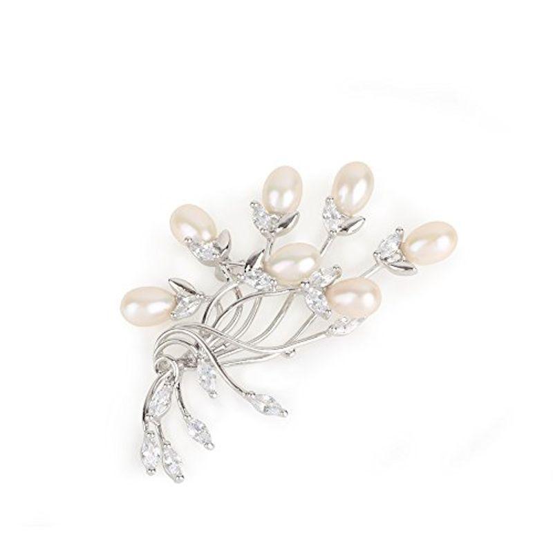 楽天カード分割 マルチカラー 真珠 キュービック 花モチーフ 淡水パール ブローチ パール 4タイプ 淡水真珠 クリスマス 女性 フォーマル プレゼント用 ブローチ Www Smkkal 1 Com