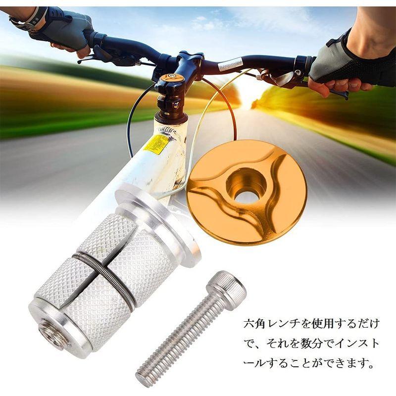 自転車ステムヘッドセット 自転車ヘッドセットトップキャップ アルミ合金 六角レンチ 耐久性 頑丈 使いやすさ 自転車アクセサリー(ゴールデン :20220627024727-00674:MEER商事 - 通販 - Yahoo!ショッピング 自転車ステムヘッドセット 自転車ヘッドセットトップキャップ アルミ合金 六角レンチ 耐久性 頑丈 使いやすさ 自転車アクセサリー(ゴールデン :20220627024727-00674:MEER商事 - 通販 - Yahoo!ショッピング