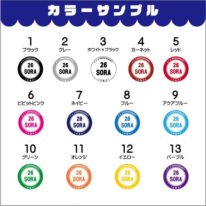 ボール用オーダーステッカー シール 名入れ オリジナル作成 サッカー