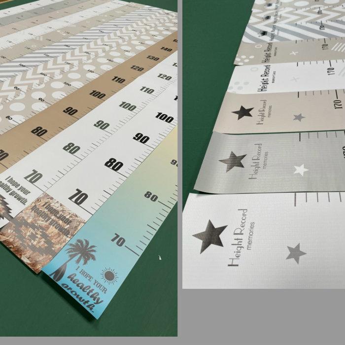 【身長計Lキッズメジャー175cm計測可能】 {丈夫なテント生地} 子供やお孫さんの成長記録 出産祝い 月齢フォト 寝相アート |  | 06