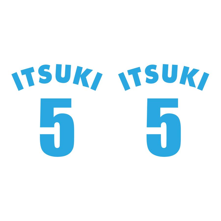 3M 【背番号風お名前ステッカー】オリジナル/車/スポーツ/水筒