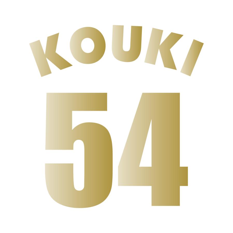 3M 【背番号風お名前ステッカー】オリジナル/車/スポーツ/水筒