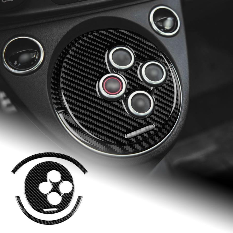 アバルト 595 695 Abarth 2012-2024 専用 アクセサリー カーボン
