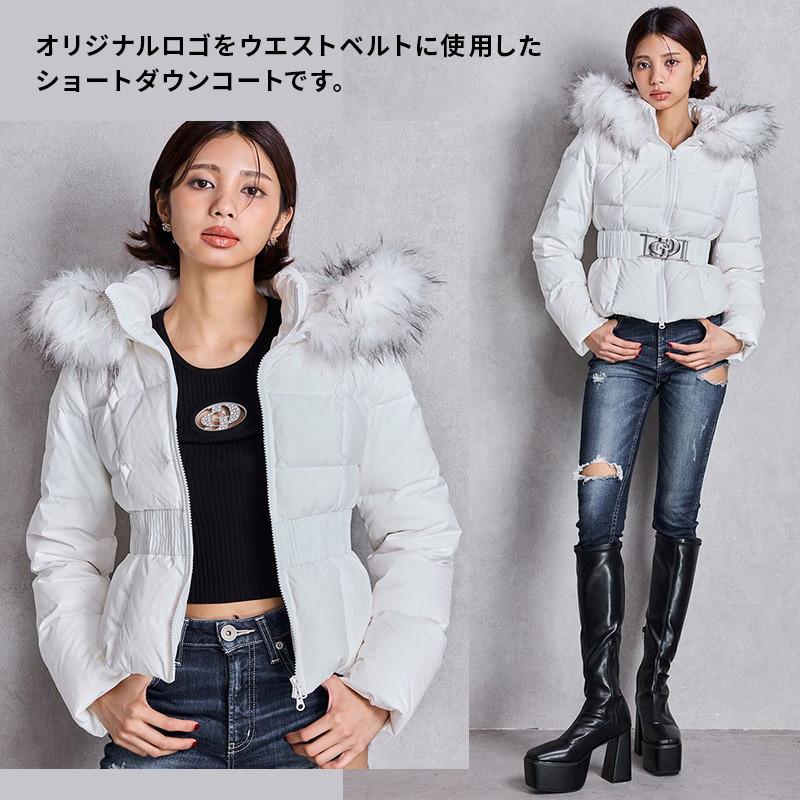 GYDA（ジェイダ） GDベルト付きショートダウンコート 072610040101