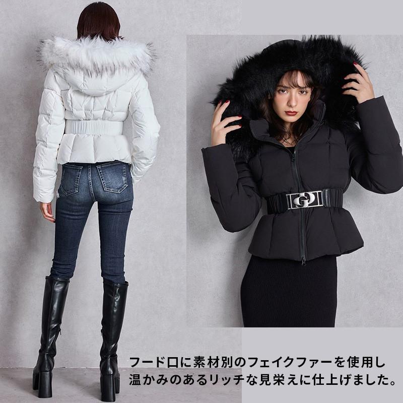 GYDA（ジェイダ） GDベルト付きショートダウンコート 072610040101