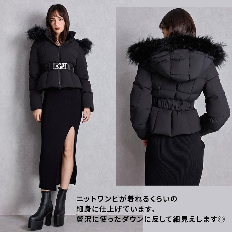 GYDA（ジェイダ） GDベルト付きショートダウンコート 072610040101