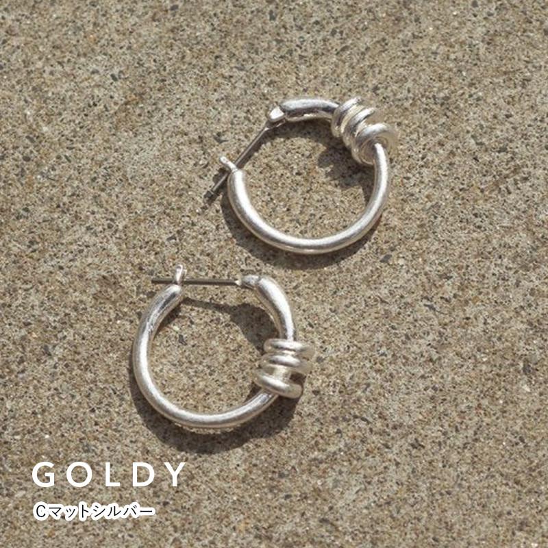 トリプレッツ リング ピアス GOLDY ゴールディ 1230501 goldy アクセサリー レディース 女性 メンズ 男性 メンズピアス シルバー ゴールド  マット 艶消し | GOLDY | 03