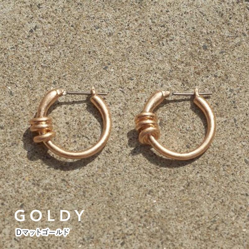 トリプレッツ リング ピアス GOLDY ゴールディ 1230501 goldy アクセサリー レディース 女性 メンズ 男性 メンズピアス シルバー ゴールド  マット 艶消し | GOLDY | 04
