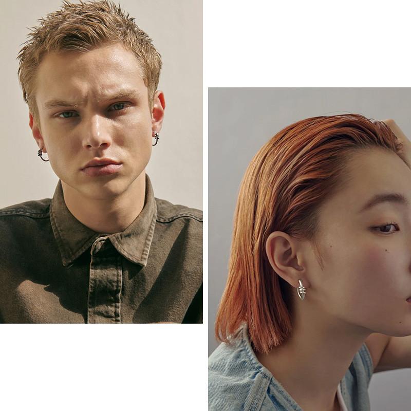 トリプレッツ リング ピアス GOLDY ゴールディ 1230501 goldy アクセサリー レディース 女性 メンズ 男性 メンズピアス シルバー ゴールド  マット 艶消し | GOLDY | 12