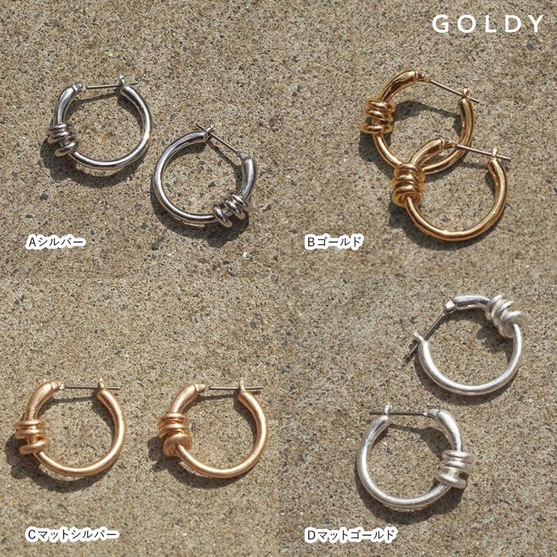 トリプレッツ リング ピアス GOLDY ゴールディ 1230501 goldy アクセサリー レディース 女性 メンズ 男性 メンズピアス シルバー ゴールド  マット 艶消し | GOLDY | 13