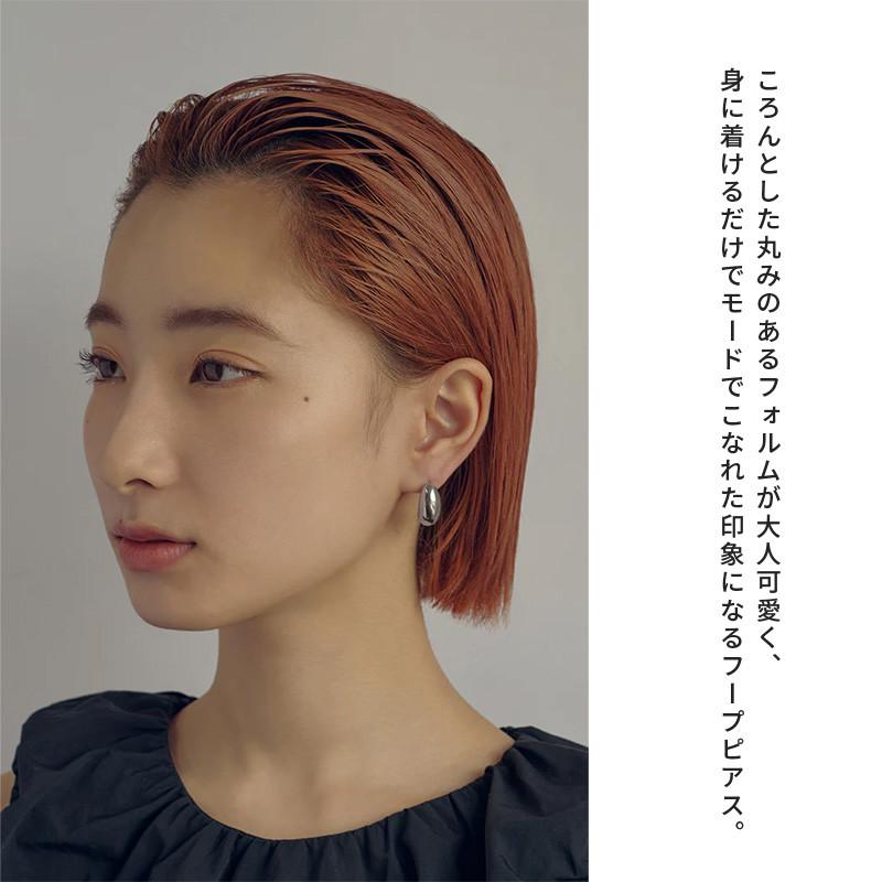 ドロップ シェイプ フープ ステンレス ピアス GOLDY ゴールディ 1230511 goldy アクセサリー レディース 女性 シルバー ゴールド アレルギー対応 変色しにくい | GOLDY | 05