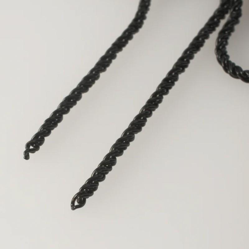 レイヤード チェーン リボン ピアス GOLDY ゴールディ 1231108 goldy アクセサリー  レディース シルバー ライトゴールド ブラック goldy ピアス リボンピアス | GOLDY | 12