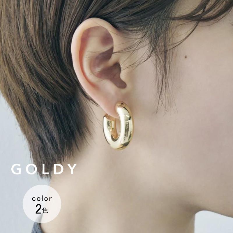 GOLDY パイプ ライン フープ ピアス ゴールディ 1240708 goldy