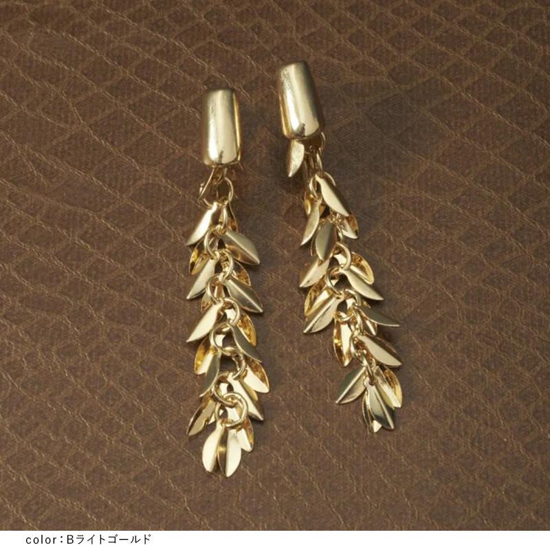 フリンジ チェーン フリル ピアス GOLDY ゴールディ 1241202 goldy アクセサリー レディース 女性 シルバー ゴールド マット チタンポスト アレルギー対応 | GOLDY | 07