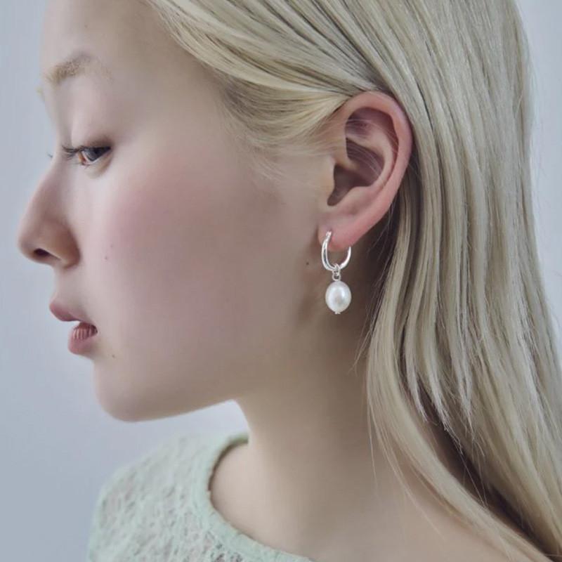 【GOLDY ゴールディ】フレッシュ ウォーター パール メタル ピアス 1260314 goldy アクセサリー レディース 女性 2WA フープ アレルギー対応 シルバー ゴールド | GOLDY | 05