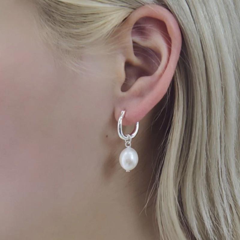【GOLDY ゴールディ】フレッシュ ウォーター パール メタル ピアス 1260314 goldy アクセサリー レディース 女性 2WA フープ アレルギー対応 シルバー ゴールド | GOLDY | 06