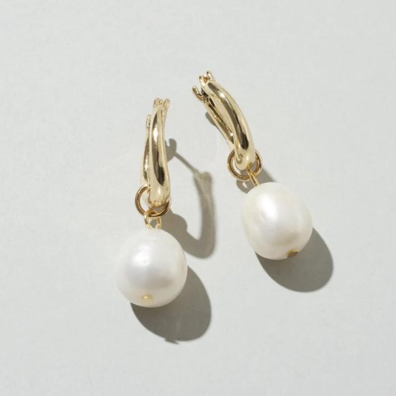 【GOLDY ゴールディ】フレッシュ ウォーター パール メタル ピアス 1260314 goldy アクセサリー レディース 女性 2WA フープ アレルギー対応 シルバー ゴールド | GOLDY | 07
